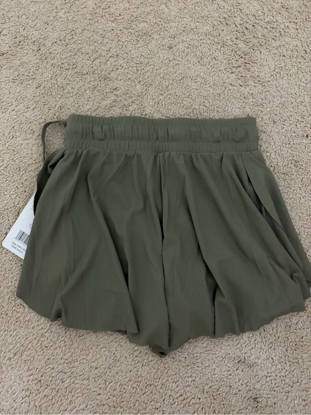 Harmony Balance Olive Green Women's Athletic Skort